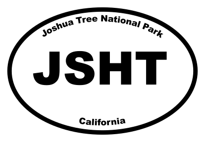 Joshua Tree National Park Oval Sticker
