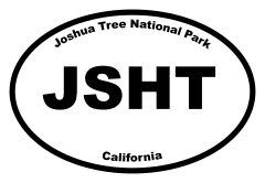 Joshua Tree National Park Oval Sticker