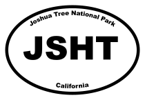 Joshua Tree National Park Oval Sticker