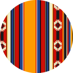 Joyful Colors Traditional New Mexico Weaving Sticker