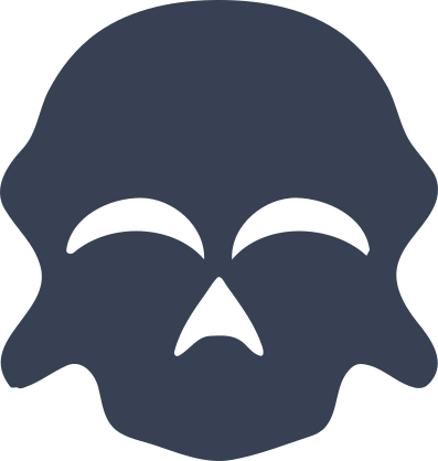 Joyful Skull Sticker