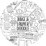 Judge And Lawyer Doodle Icon Set Legal Sticker