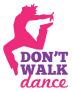 Jumping Dancer Dont Walk Dance Sticker