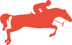 Jumping Polo Player Sticker