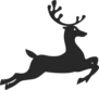 Jumping Reindeer Sticker