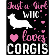Just A Girl Who Loves Corgis Sticker