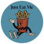 Just Eat Me Groovy French Fries Sticker
