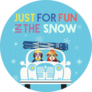 Just For Fun In The Snow Skiing Sticker