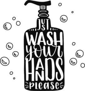 Just Wash Your Hands Sticker
