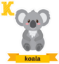 K is for Koala Sticker