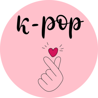 K-pop Heart Sticker