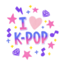 K-pop Music Sticker