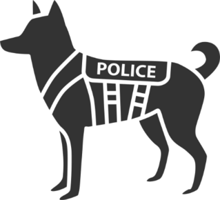 K9 Police Dog Sticker