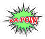Ka Pow Comic Sticker