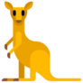 Kangaroo Flat Icon Emoji Illustration Sticker