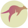 Kangaroo Gradient Australia Sticker