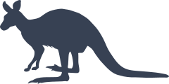 Kangaroo Sticker