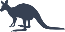 Kangaroo Sticker
