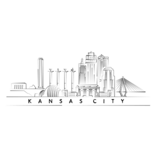 Kansas City, Missouri Skyline Sticker