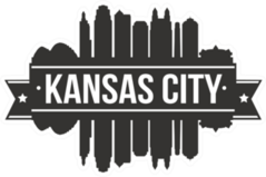 Kansas City Skyline Silhouette City Sticker