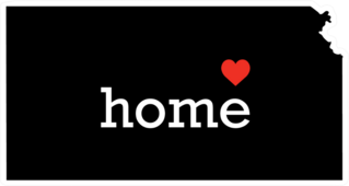 Kansas Home Sticker