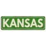 Kansas Vintage Rusty Metal Sign Sticker