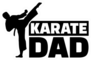 Karate Dad Sticker