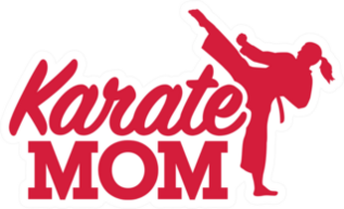 Karate Mom Sticker