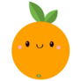 Kawaii Baby Orange Sticker