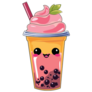 Kawaii Bubble Tea Sticker