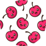 Kawaii Cherries Sticker