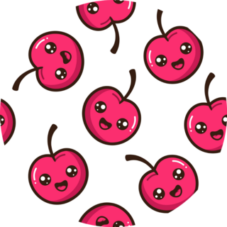 Kawaii Cherries Sticker