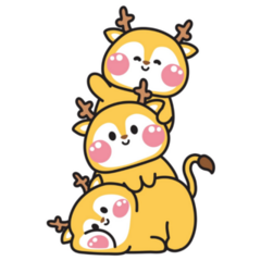 Kawaii Deer Sticker
