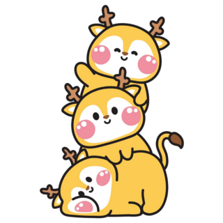 Kawaii Deer Sticker