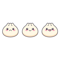 Kawaii Dumplings Sticker 