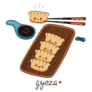 Kawaii Gyoza Sticker
