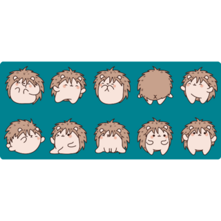 Kawaii Hedgehog Sticker Sheet