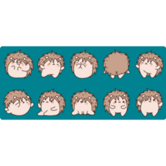 Kawaii Hedgehog Sticker Sheet