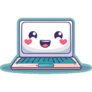 Kawaii Laptop Sticker