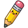 Kawaii Pencil Sticker