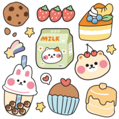 Kawaii Treats Sticker Sheet