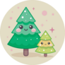 Kawaii Trees Sticker 