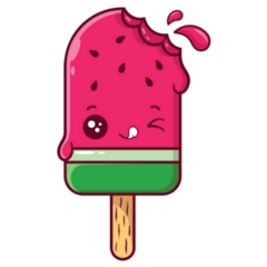 Kawaii Watermelon Sticker