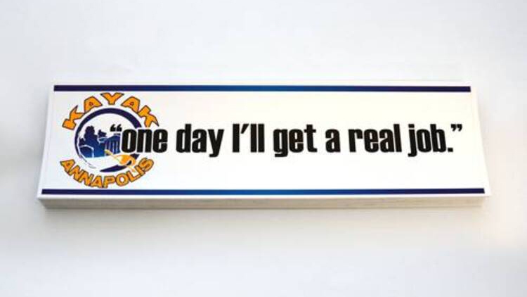 Kayak Annapolis Custom Rectangle Stickers