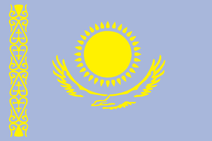 Kazakhstan Flag Sticker