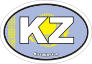 Kazakhstan Kz Flag Oval Sticker