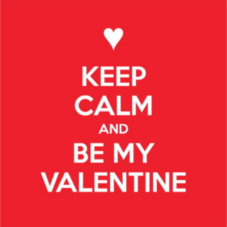 Keep Calm and Be My Valentine Sticker