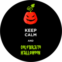 Keep Calm And Celebrate Halloween Sticker