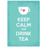 Keep Calm And Drink Tea Illustration Sticker