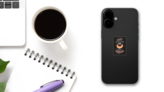 Keep Calm And Eat Croissant Sticker on a Phone (New) example